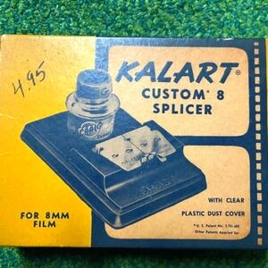 Kalart custom 8mm film splicer.